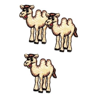 Imagem de Mini remendo de ferro de camelo pequeno costurado em remendos para crianças, apliques bordados faça você mesmo, decoração ou reparo, logotipo, roupas, mochilas, jeans, camiseta, bonés, sapatos/lote de