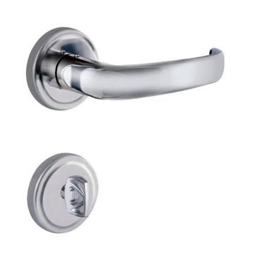 Imagem de Fechadura Banheiro Roseta Cromado Orion Anatomic Aliança