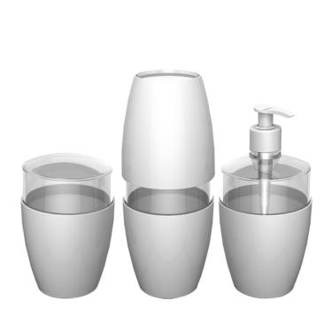 Imagem de Kit Acessórios Para Banheiro Essence Durin