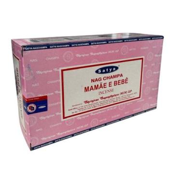 Imagem de Incenso Meditação Mamãe Amor Bebê Massala Satya 12Cxs 12Var - Lua Míst