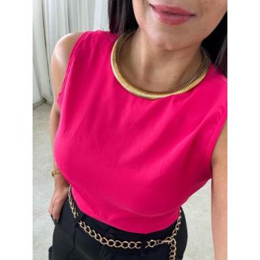 Imagem de Cropped Alfaiataria - PINK - Madame Cherie