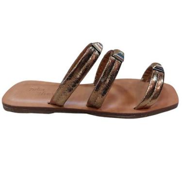 Imagem de Chinelo julia alves coleção solar, Bronze, 35