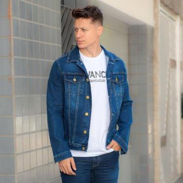 Imagem de Jaqueta Jeans Com Elastano Masculino Revanche Remanso, G