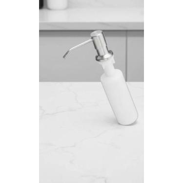 Imagem de Dosador Detergente Inox Embutir 300ml - Congratulations Store