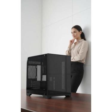 Imagem de Gabinete gamer mid-tower vidro temperado preto - Congratulations Store
