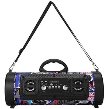 Imagem de Alto-falantes Bluetooth, Caixa De Som Portátil Bluetooth De 15 W Com Subwoofer, Rádio FM, Luzes Coloridas, EQ, Som Estéreo, Graves Potentes, Alto-falante Externo Sem Fio Playtime Para Casa, Festa,