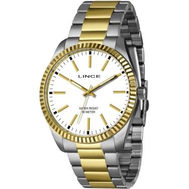 Imagem de Relógio Lince Masculino Ref: Mrth191l46 B1sk Casual Bicolor