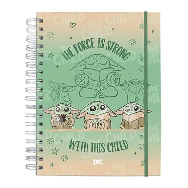 Imagem de Caderno Smart Mini com 80 Folhas Reposicionáveis e 10 Divisórias - Baby Yoda