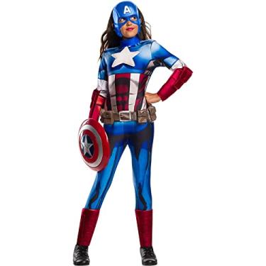 Imagem de Rubie's Marvel Universe Child's Captain America Costume & Mask, Medium