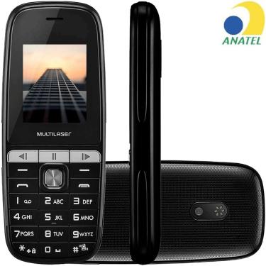 Imagem de Celular Multilaser Up Play P9076 Dual Sim 1.8 Bluetooth Preto (Anatel)