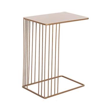 Imagem de Mesa Lateral Nórdica Criativa Pequena Mesa de Café Casa Moderno Minimalista Quarto Sala de Estar Rack de Mesa de Café Mesa de Café para Sala de Estar (Cor: B)
