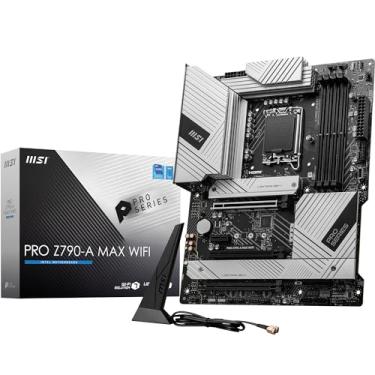 Imagem de Placa Mãe MSI PRO Z790-A Max, ATX, DDR5, Wi-Fi, RGB, Bluetooth, HDMI, Displayport, M.2