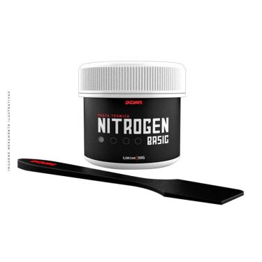Imagem de Pasta Térmica PCYES Nitrogen Basic 50g, 5,5W/m-K, Cinza - PCYNB5055