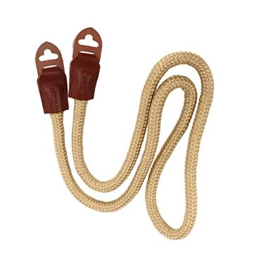 Imagem de Alça de Ombro para Pescoço de Câmera, Macia e Confortável, Forte Capacidade de Carga, Design Cilíndrico Exclusivo, Cinto de Ombro para Câmera, Leve para Acampamento Ao Ar Livre (caqui)