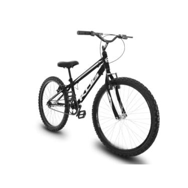 Imagem de Bicicleta Infantil Masculina Aro 24 KOG Alumínio Rebaixada,Preto Branco