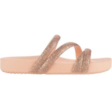 Imagem de Tamanco Feminino Papete Casual Dia a Dia com Tiras em Glitter Zaxy 18956