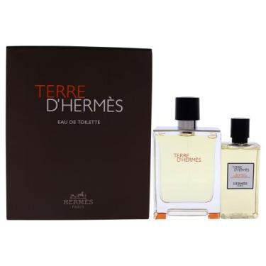 Imagem de Perfume Hermes Terre D'hermes Edt 100ml Para Homens, Conjunto De Prese