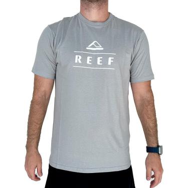 Imagem de Camiseta Reef Series Masculina Cinza Claro