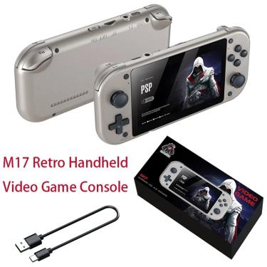 Imagem de M17 Retro Handheld Video Game Console  Jogador portátil de jogos para PSP  4.3 "LCD Screen  64GB