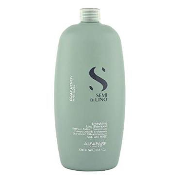 Imagem de Alfaparf Milano Semi Di Lino Scalp Renew Low Shampoo para queda de cabelo - Shampoo sem sulfato - Fortalece, redensifica e estimula a fibra capilar - Qualidade de salão profissional 1L