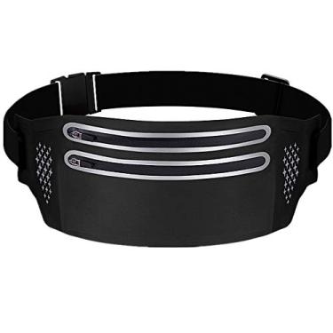 Imagem de DPLUS Bolsas de cintura de celular resistentes � �gua para iPhone 12, 12 Pro, 12 Pro Max, X, Xs, Xs Max, Xr, 11,8, 7, 6, Plus Size e muito mais! Faixa el�stica ajust�vel e compartimento para chave,