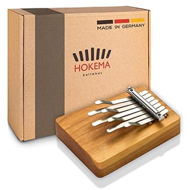 Imagem de HOKEMA B7 Kalimba piano de polegar largos dentes baixos tons