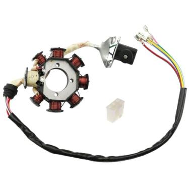 Imagem de PRO BAT Estator magnético de 8 bobinas 5 fios para Zongshen CG125 125cc 150cc 200cc 250cc Scooter Ciclomotor ATV Quad Dirt Bike Pit Bike 4 rodas