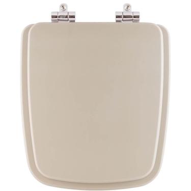 Imagem de Assento Sanitário Poliester Soft Close Boss Champagne Bege Fosco para vaso Incepa