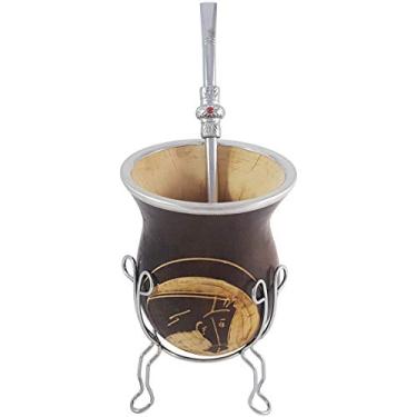 Imagem de Kit De Cuia E Bomba Para Chimarrão Terere Mate Com Tripé