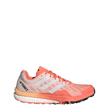 Imagem de adidas Speed Ultra Trail T nis de corrida feminino, Coral Fusion/Branco Cristal/Core Blac, 6