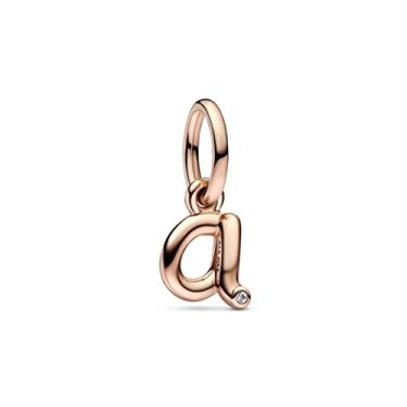 Imagem de PANDORA Charm colgante Moments 782531C01 Letra a, Zircônia cúbica
