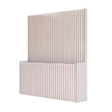 Imagem de Biombos e Divisórias Divisor De Sala De Tela De Painel De Papel Reforçado, Divisória De Tela De Privacidade Para Sala De Estar, Quarto Com Espaço De Armazenamento, Para Entrada E Banheiro(1~1.5m/3.28~