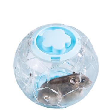 Imagem de Fanlahmtasy Bola de hamster de 5,9 polegadas – Bola de corrida de hamster anão, bola pequena para exercícios de hamster com design de futebol americano e quatro parafusos de metal (15 cm)