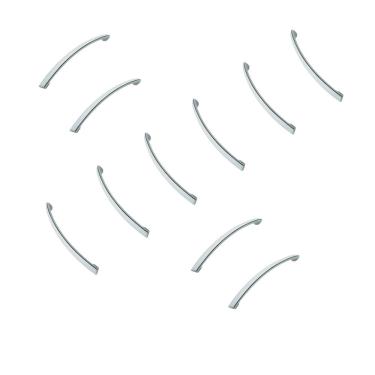 Imagem de Puxador Para Armário Pia Premium Cromado 128mm - 10 Pçs