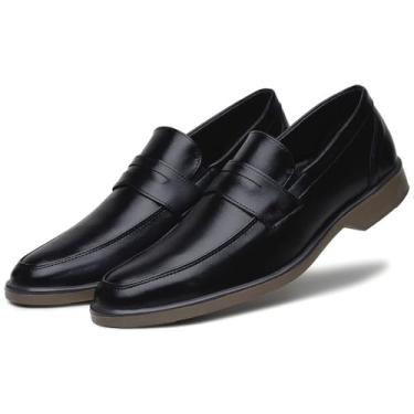 Imagem de Sapato Slipper Masculino Para Casamento Festa Palmilha Espumada Sola Borracha Resistente Macia Tamanho:40;Cor:Preto;Gênero:Masculino;Departamento BS:Esporte