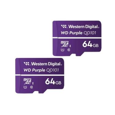 Imagem de Cartão de Memória Micro-SD P/ Segurança 64GB - 2 Unidades - Western Di