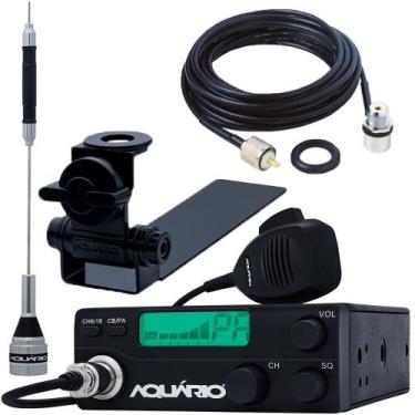 Imagem de Rádio PX 40 Canais RP-40 Antena 67cm B-2050 Suporte Adaptável Caminhon
