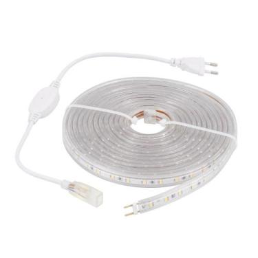 Imagem de Kit Fita Led 2835 4.8W/M 5 Metros 220V  IP65 Gaya, 3000K