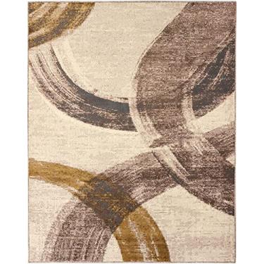 Imagem de Tapete para Sala Supreme Art Bege-marrom 1,50x2,00m - São Carlos