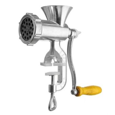 Imagem de Manual picador de carne moedor macarrão fabricante mão operado carne s