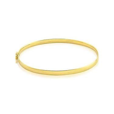 Imagem de Bracelete de Ouro 18 K Ouro Liso - Elegancy Joias