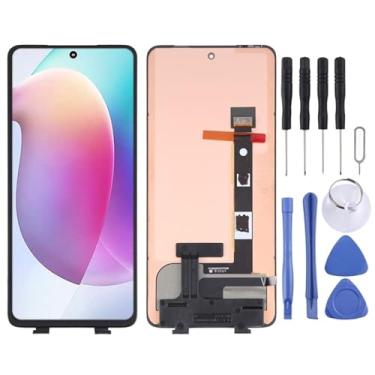 Imagem de Substituição da tela móvel Tela OLED LCD original para Motorola Moto G52/G82/G71S/Edge 2022 com Montagem completa do digitalizador Ecrã LCD