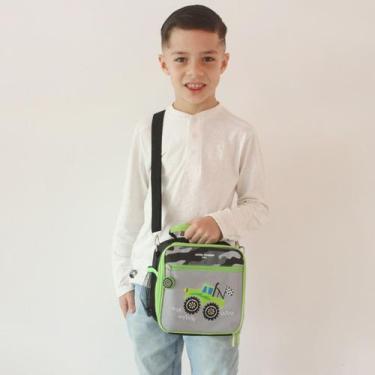 Imagem de Lancheira Bolsa Térmica Necessaire Marmita Lanches Infantil Juvenil Es