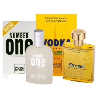 Imagem de Vodka Brasil Amarelo + Number One - Paris Elysees, 100ml