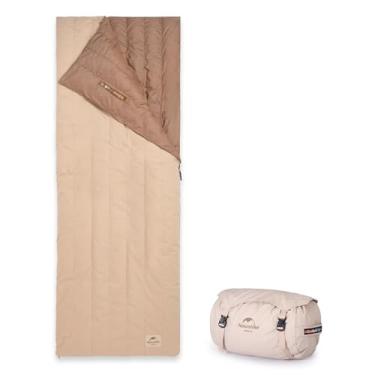 Imagem de Naturehike Saco de dormir ultraleve para clima frio, tecido de algodão 750FP, saco de dormir compacto e portátil para adultos, mochila com bolsa de armazenamento