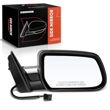 Imagem de A-Premium Espelho retrovisor elétrico do lado do passageiro - compatível com Chevrolet Equinox 2016-2017 e GMC Terrain 2015-2017 - Espelho retrovisor externo externo dobrável manual aquecido com