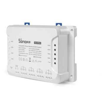 Imagem de Interruptor Sonoff WiFi e RF 433 4 Canais - Automação Residencial