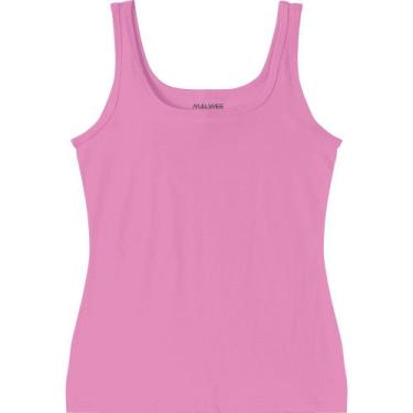 Imagem de Blusa Regata Básica Meia Malha Feminina Malwee Ref. 04494, Lilás 1127,