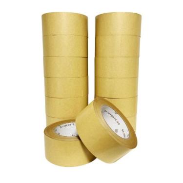 Imagem de Kit c/10 un Fita Kraft Lisa Modelo 491 55mm x 50M MIC 135 - BH Imports