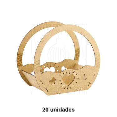 Imagem de 20 Cesta P Dia dos Namorados Presente Amor iFood Delivery - Madelumi